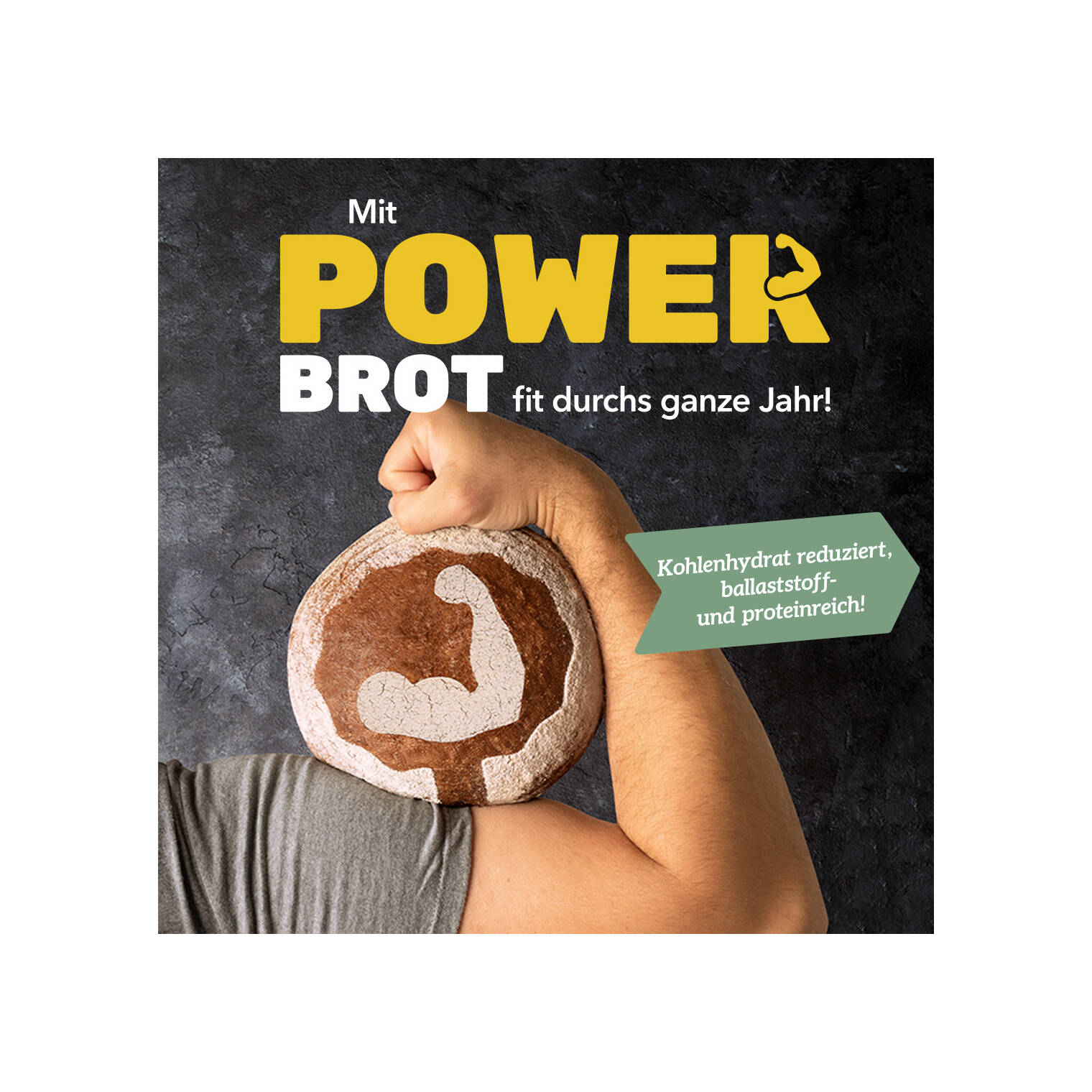 Vorlagen digitale Medien Proteinkruste - Power Brot - A