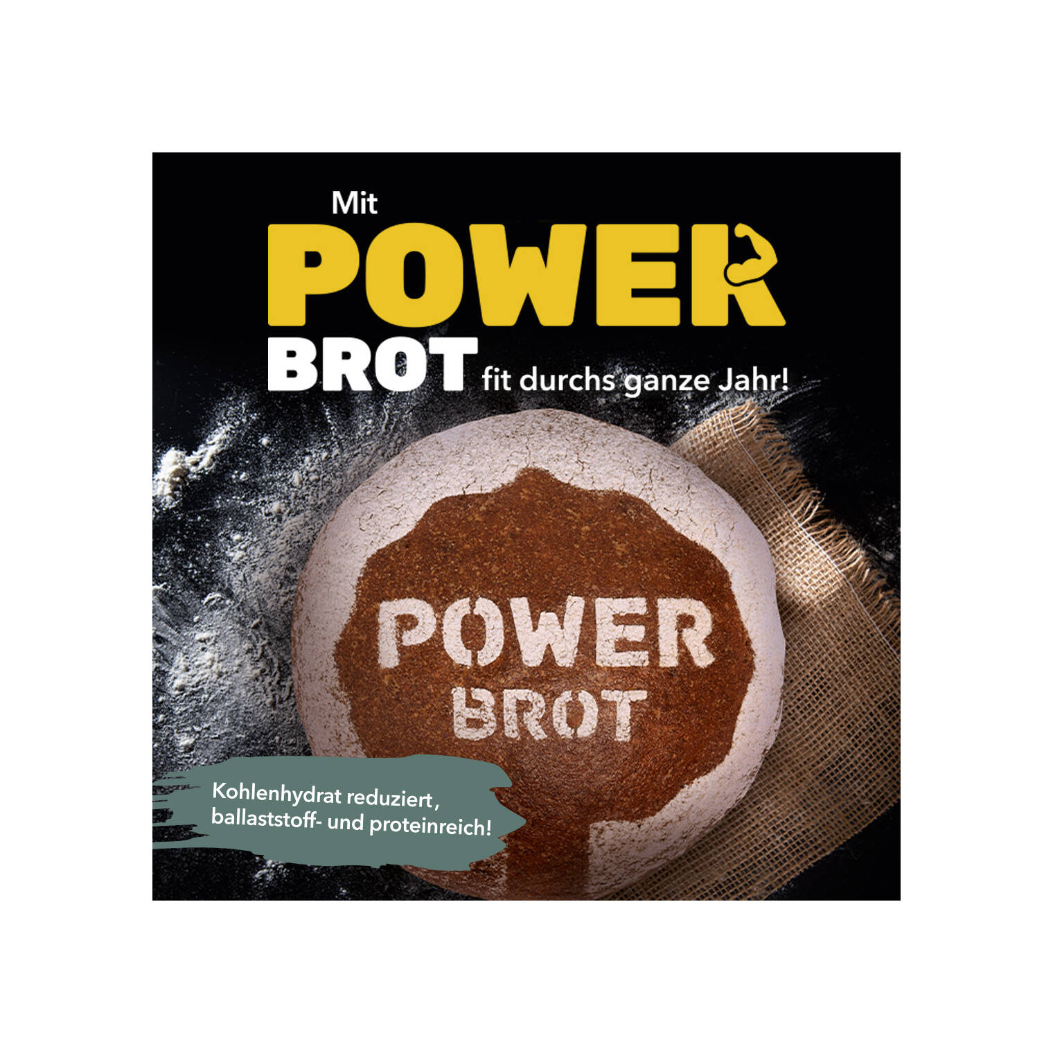 Vorlagen digitale Medien Proteinkruste - Power Brot - B