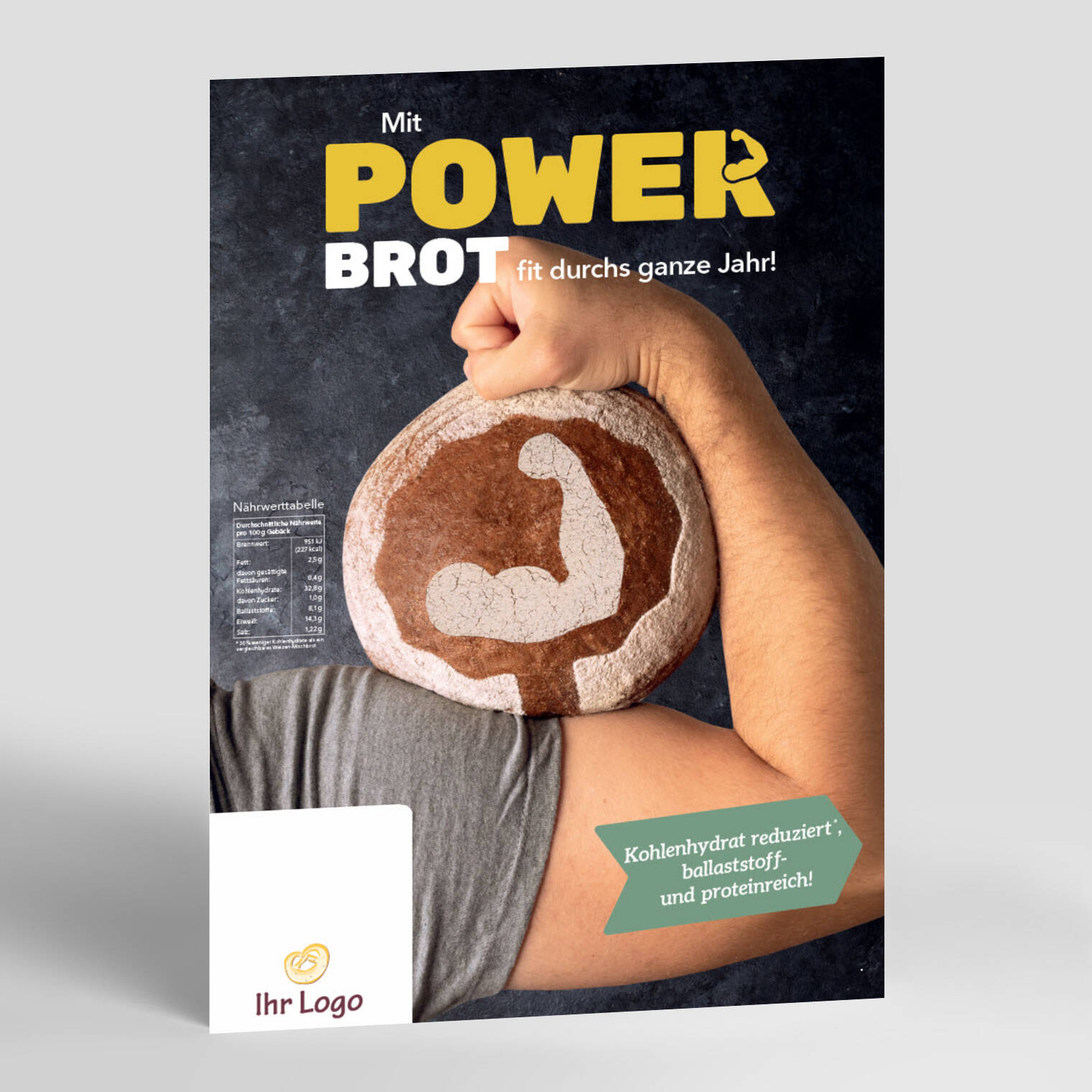 Poster A1 Proteinkruste - Power Brot - A