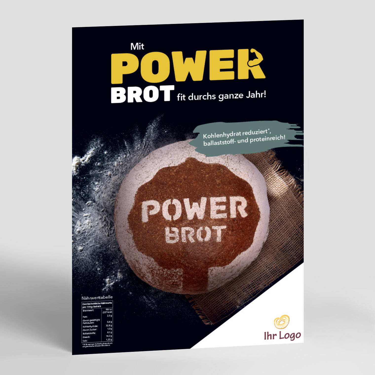 Poster A1 Proteinkruste - Power Brot - B