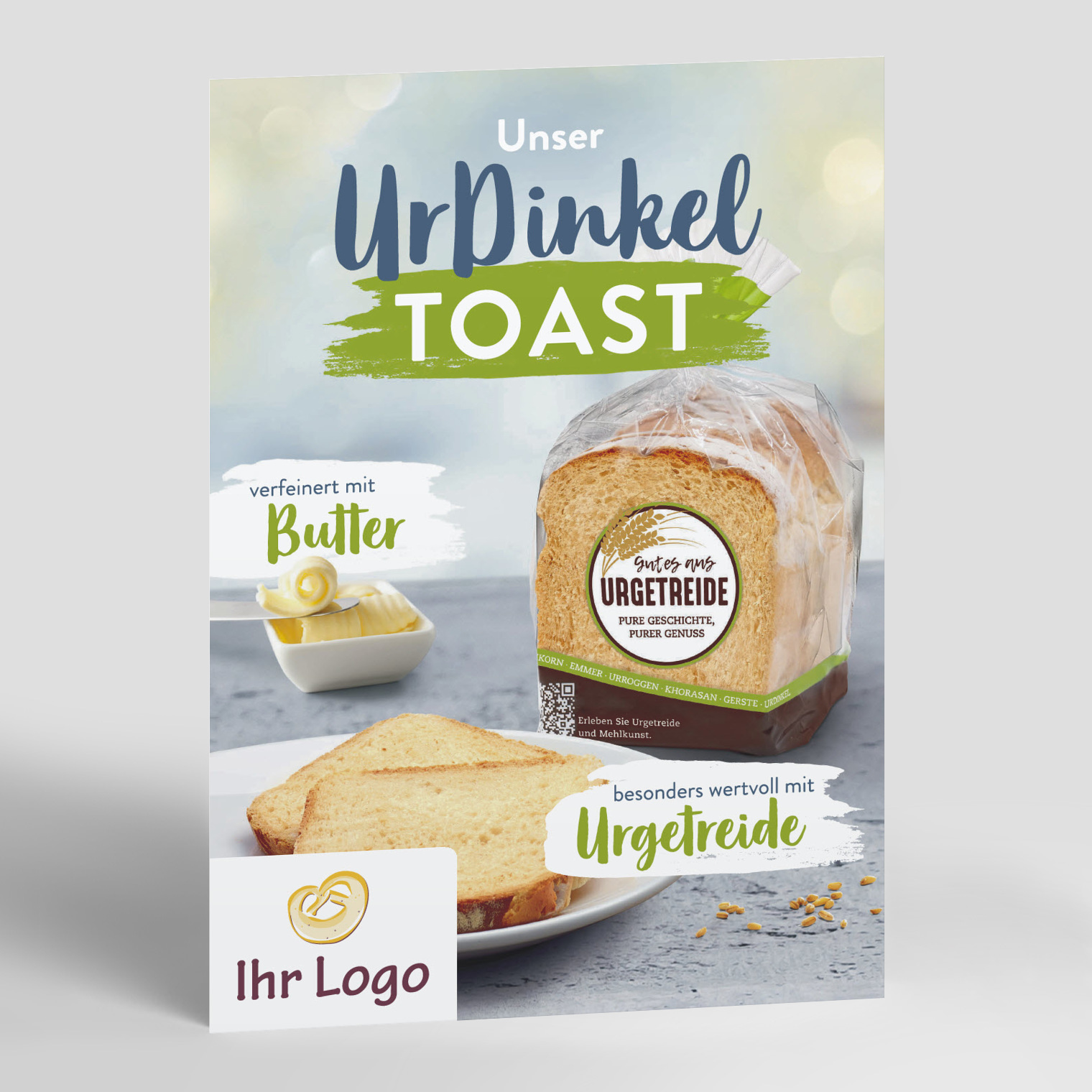 Poster A1 UrDinkel-Toast im Polybeutel
