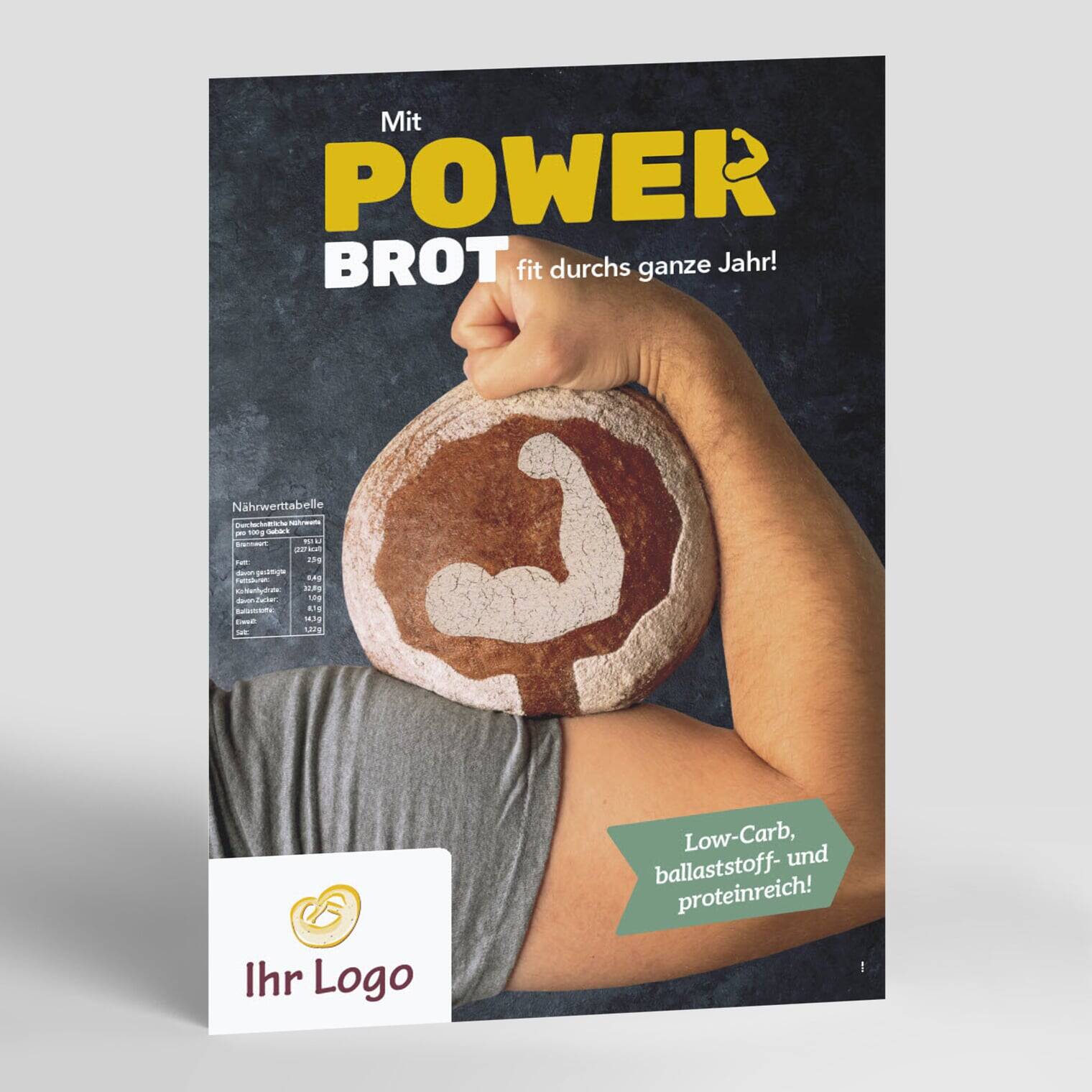 Poster A3 Proteinkruste - Power Brot - A